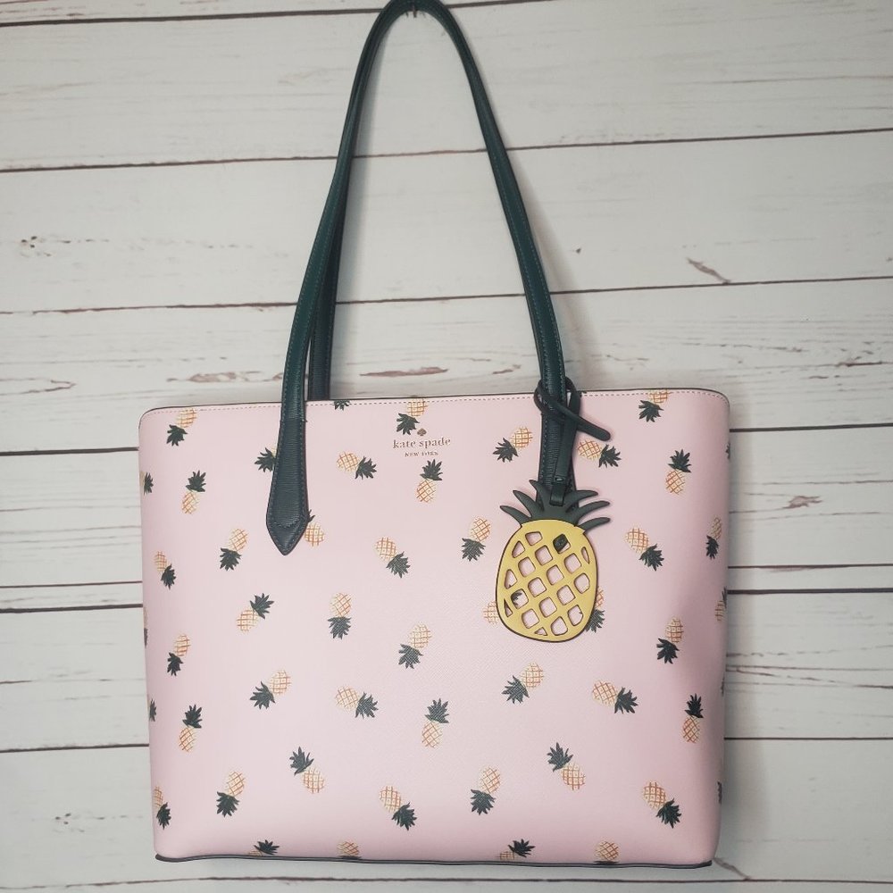 Kate Spade Marlee Pineapple Print Tote Bag